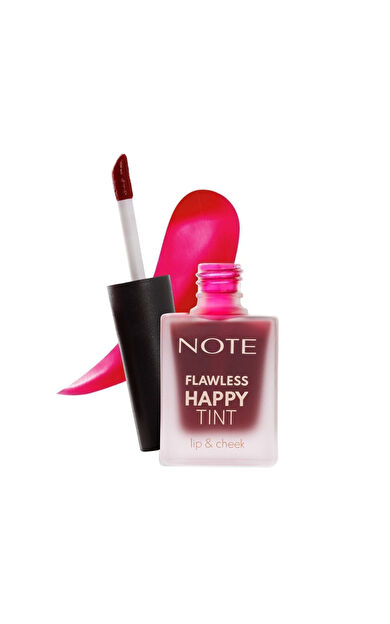 Note Flawless Happy Tint Lip & Cheek 03 Sweet Pink Dudak ve Yanak Renklendirici Likit Allık - Pembe