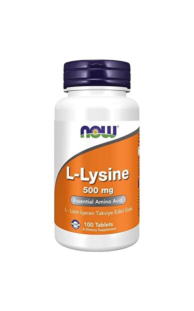 Now Foods L-Lysine 500 mg 100 Tablets
