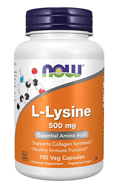 Now Foods L-Lysine 500 mg 100 Tablets