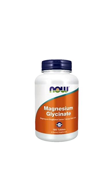 Now Foods Magnesium Glycinate 180 Tablets