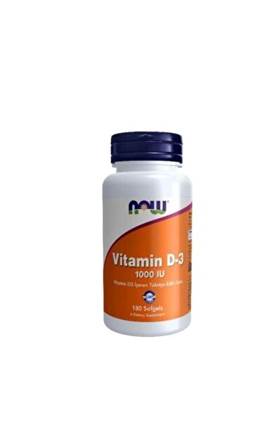 Now Foods Vitamin D3 1.000 IU 180 Softgels