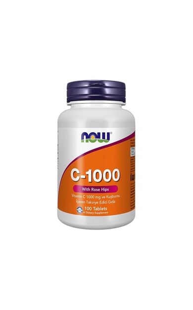 Now C-1000 With Rose Hips 100 Tablet