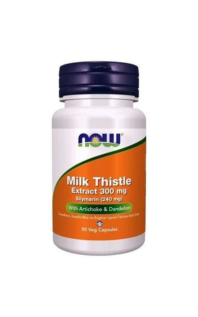 Now Milk Thistle 300 mg 50 Kapsül