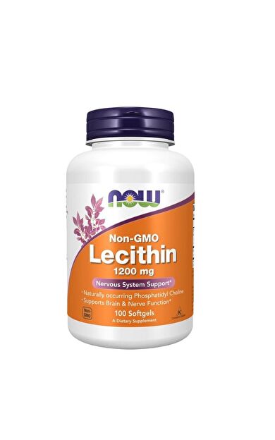 Now Sunflower Lecithin 1200 mg 100 Softgels