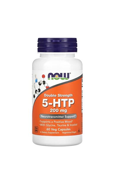 Now Foods 5-HTP 200 mg 60 Kapsül