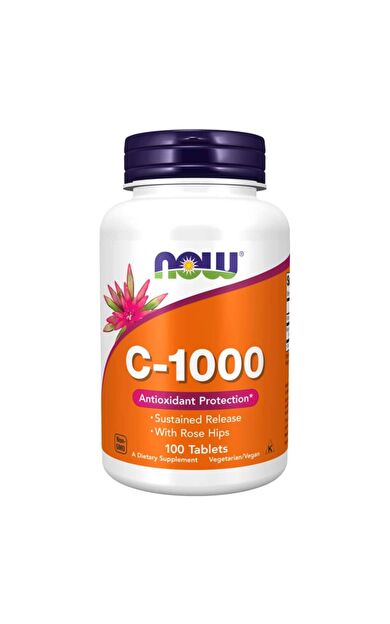 Now Foods C-1000 With Rose Hips 100 Tablet