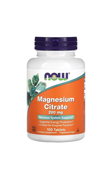 Now Foods Magnesium Citrate 100 Tablets