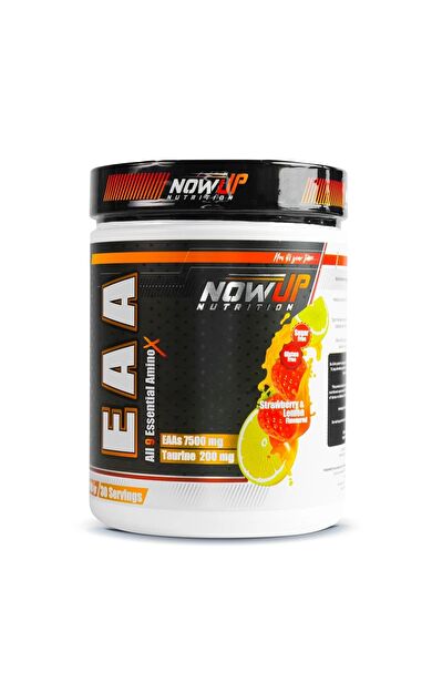 Nowup Nutrition EAA All 9 Essential Amino Asit – Çilek & Limon Aromalı | 360 gr