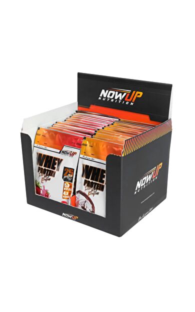 Nowup Nutrition %100 Whey Protein Tozu Çilek & Çikolata Aromalı | 36 gr x 30 Saşe (1080 gr) - Kas Gelişimi ve Korunması