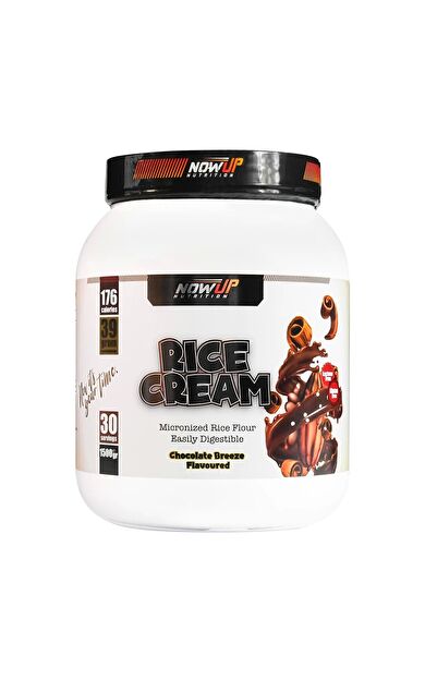 Nowup Nutrition Rice Cream 1500 gr – Çikolata Aromalı, Hızlı Enerji Kaynağı