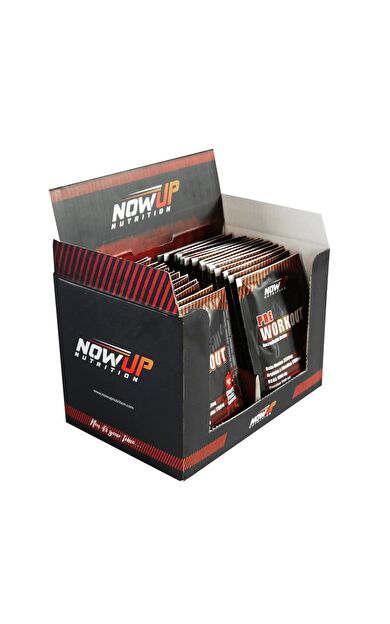 Nowup Nutrition Pre-Workout Incredible Effect Amino Asit - Vişne Aromalı 30 x 12 g Saşe (360 g) | Yüksek Enerji Desteği