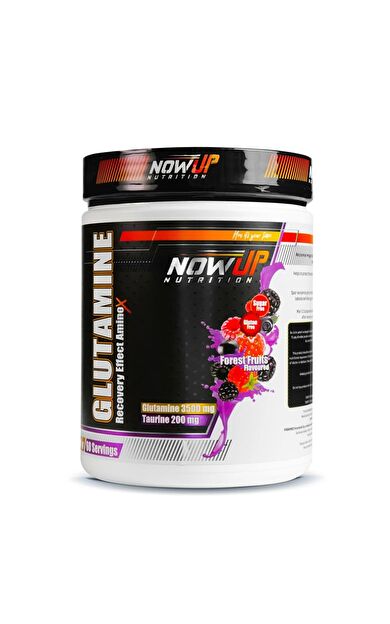 Nowup Nutrition L-Glutamine | Kas Onarımı ve Hızlı Toparlanma Desteği | 360 g (60 Servis) - Orman Meyveli Aromalı