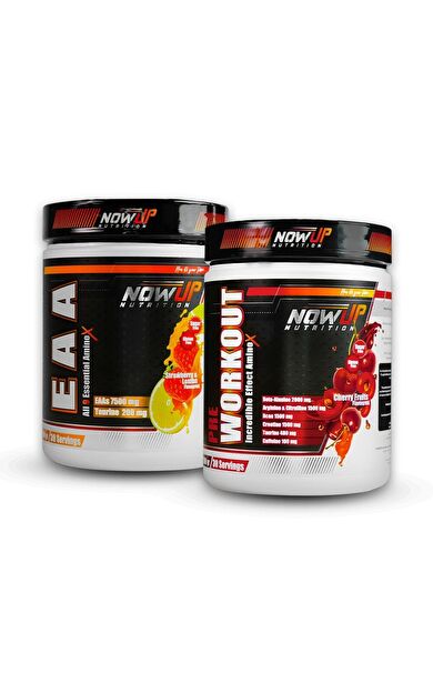 Nowup Nutrition Performansını Arttır Kombinasyon Paketi | EAA + Pre-Workout