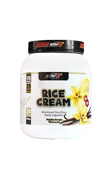 Nowup Nutrition Rice Cream Vanilya Aromalı 1500 gr – Hızlı Enerji Kaynağı