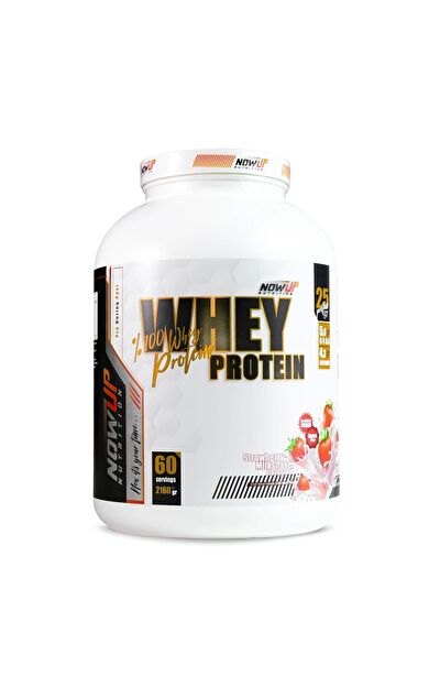 Nowup Nutrition %100 Whey Protein Tozu Çilek Aromalı | 2160 Gr - 60 Servis