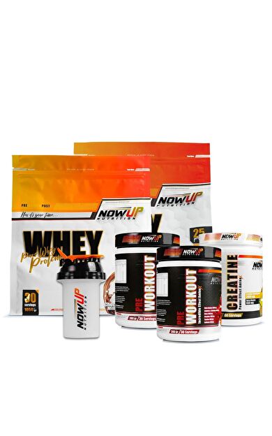 Nowup Nutrition Fit Power Paketi | Kas Gelişimi ve Yüksek Performans İçin Güçlü Kombin