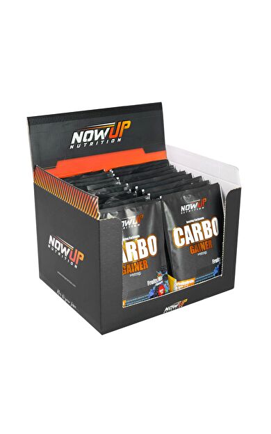 Nowup Nutrition Carbo Gainer – Karışık Meyve Aromalı | 82 gr x 30 Saşe (2460 gr) - Kas Gelişimi & Enerji Desteği