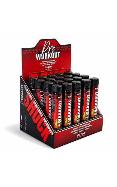 Nowup Nutrition Ravo Shock – Pre-Workout Shot 25 ml x 30 | Karışık Meyve Aromalı
