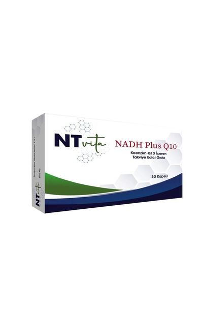NTVita NADH Plus Q10 Koenzim Q10 içeren Takviye Edici Gıda 30 Kapsül