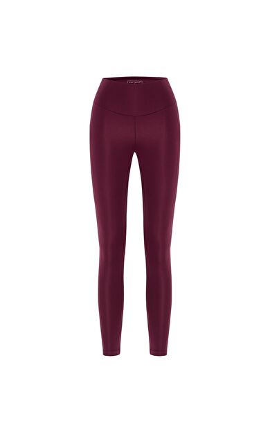 Nui Yoga Bordo Yüksek Bel Toparlayıcı Tayt