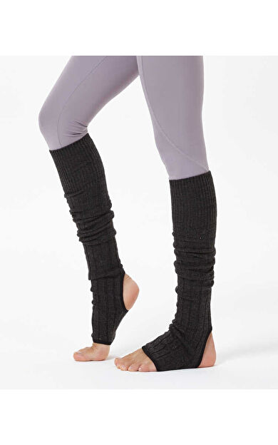 Nui Yoga Gri Diz Altı Yoga &amp; Pilates Çorabı