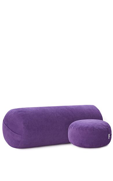 Nui Yoga Mor Bolster & Meditasyon Minderi
