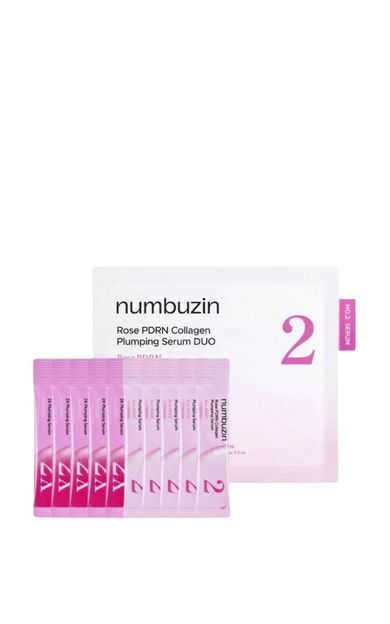 Numbuzin No.2 Rose PDRN Collagen Plumping Serum Duo 10x PDRN ve Kolajenli Cilt Serumu 12 ml