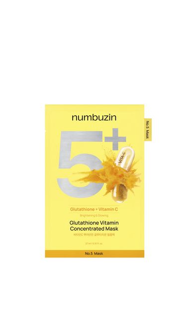 Numbuzin No.5+ Glutathione Vitamin Concentrated Leke Karşıtı Aydınlatıcı Yüz Maskesi