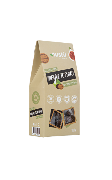 NUSTİL Glutensiz İncirli Cevizli Meyve Topları 90g