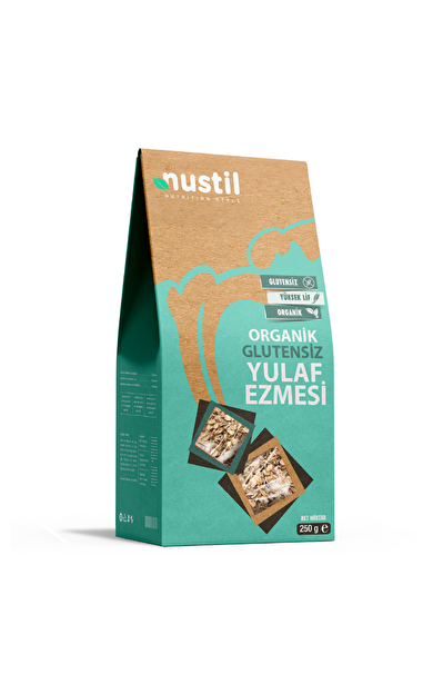 NUSTİL Organik Glutensiz Yulaf Ezmesi 250g