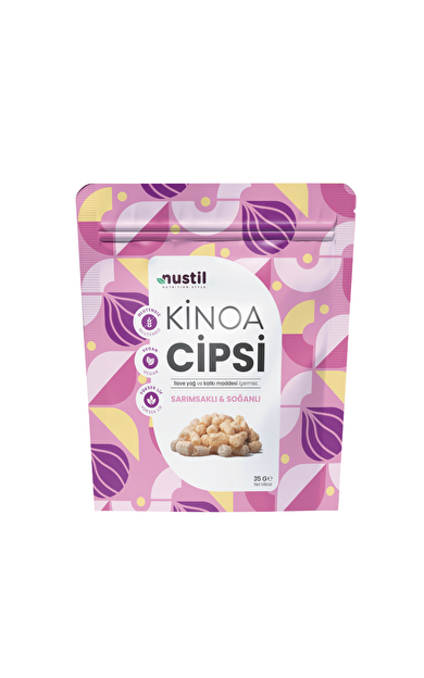 NUSTİL Sarımsaklı &amp; Soğanlı Kinoa Cipsi 35g