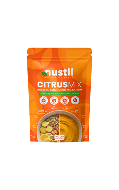 NUSTİL Citrus Mix Turunçgilli Toz Karışım 100g