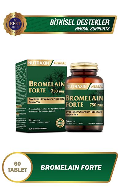 Nutraxin Bromelain Forte 60 Tablet