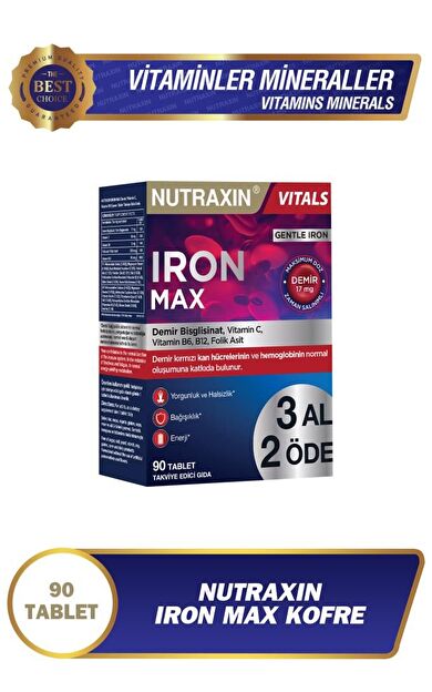 Nutraxin Iron Max 90 Tablet