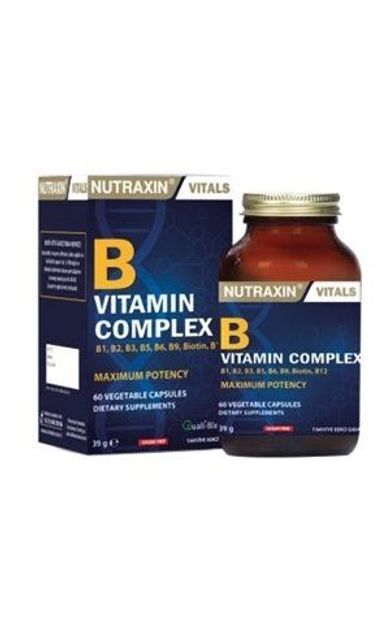 Nutraxin B Vitamin Complex 60 Kapsül
