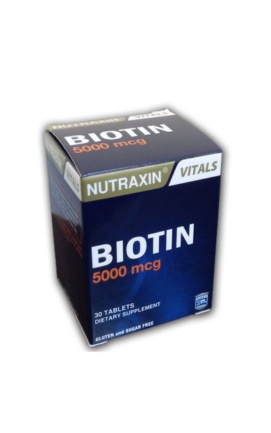 Nutraxin Biotin 5000mcg 30 Tablet