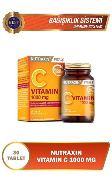 Nutraxin C Vitamin 1000 Mg 30 Tablet