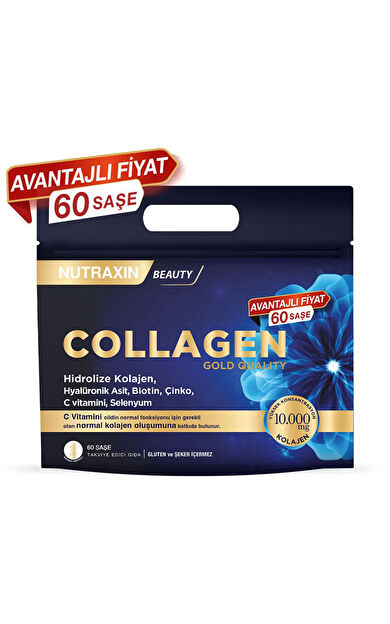 Nutraxin Collagen Gold Quality Hidrolize Kolajen 60 Saşe