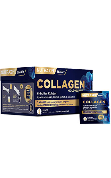 Nutraxin Collagen Gold Quauty Takviye Edici Gıda 30 Saşe