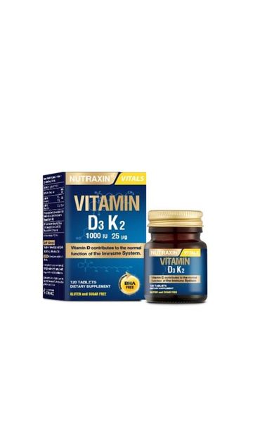 Nutraxin D3K2 Vitamin 120 Tablet
