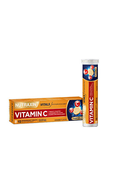 Nutraxin Efervesan - Vitamin C-D-Zinc 15 Tablet