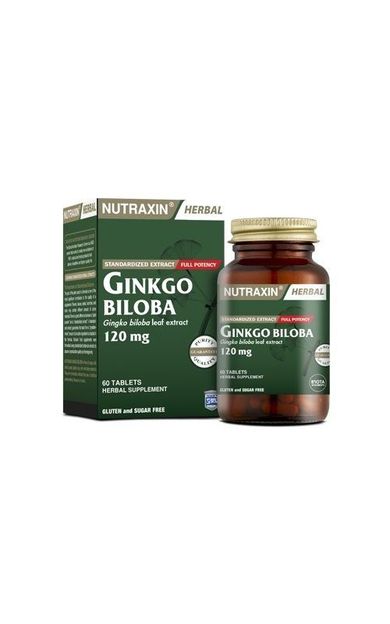 Nutraxin Ginkgo Biloba 60 Kapsül