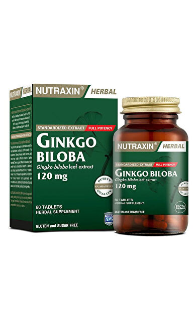 Nutraxin Ginkgo Biloba 60 Kapsül