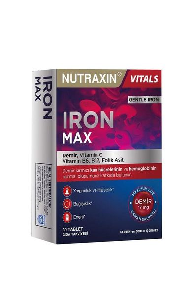 Nutraxin Iron MAX 17 MG 30 Tablet