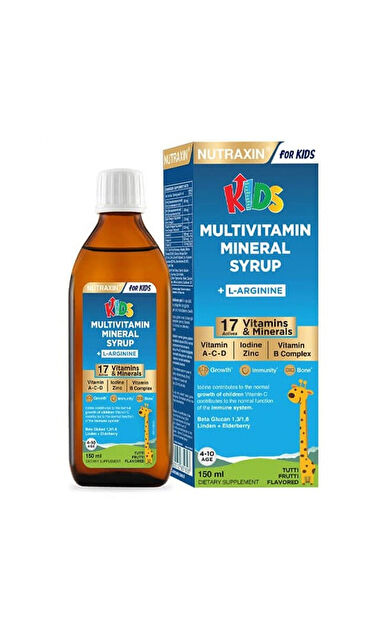 Nutraxin Kids Multivitamin Mineral Şurup 150 ml