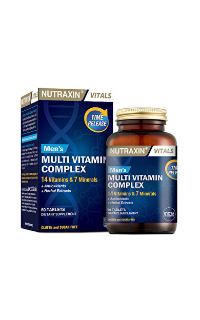 Nutraxin Mens Multi Vitamin Complex 60 Tablets