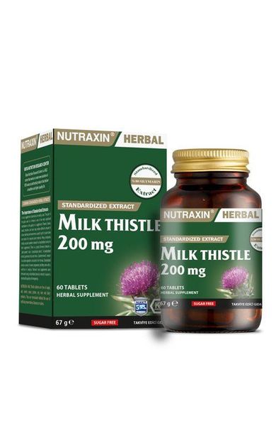Nutraxin Milk Thistle 200mg 60 Kapsül