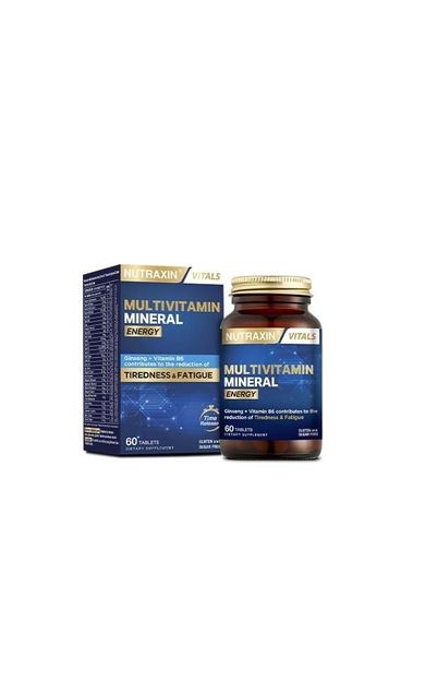 Nutraxin Multivit Complex ENERJI 60 Tablet