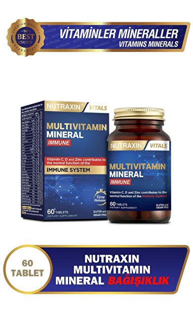 Nutraxin Multivitamin Mineral Immune Complex 60 Tablet