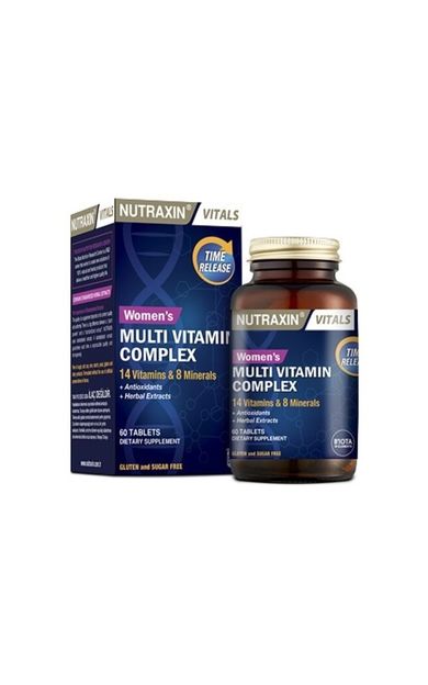 Nutraxin Multivitamin Mineral Kompleksi 60 Tablet - Kadınlara Özel